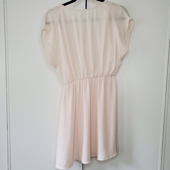 Lush Dresses Blush Pink Fit N Flare Mini Dress Poshmark